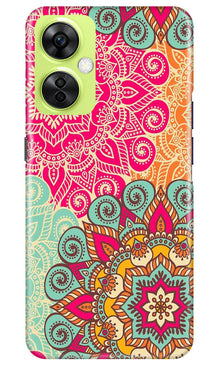 Rangoli art Mobile Back Case for OnePlus Nord CE 3 Lite 5G (Design - 6)