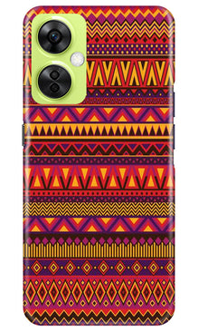 Zigzag line pattern2 Mobile Back Case for OnePlus Nord CE 3 Lite 5G (Design - 10)