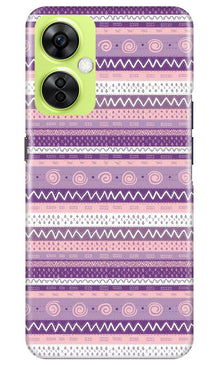 Zigzag line pattern3 Mobile Back Case for OnePlus Nord CE 3 Lite 5G (Design - 11)
