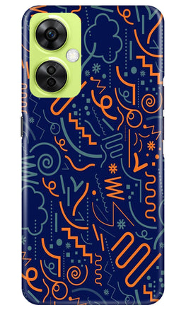 Line Art Baground Case for OnePlus Nord CE 3 Lite 5G