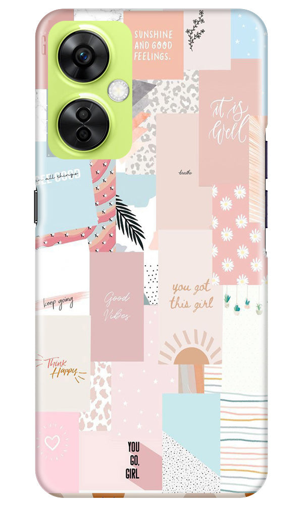 Shinny Blue Background Case for OnePlus Nord CE 3 Lite 5G