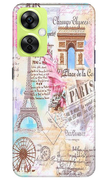 Paris Eiftel Tower Mobile Back Case for OnePlus Nord CE 3 Lite 5G (Design - 54)