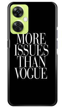 More Issues than Vague Mobile Back Case for OnePlus Nord CE 3 Lite 5G (Design - 74)