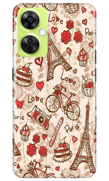 Love Paris Mobile Back Case for OnePlus Nord CE 3 Lite 5G  (Design - 103)