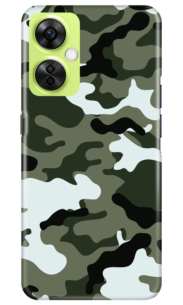 Army Camouflage Case for OnePlus Nord CE 3 Lite 5G  (Design - 108)