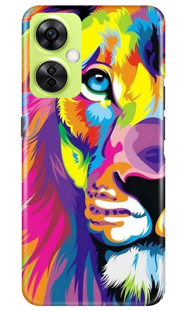 Colorful Lion Case for OnePlus Nord CE 3 Lite 5G  (Design - 110)
