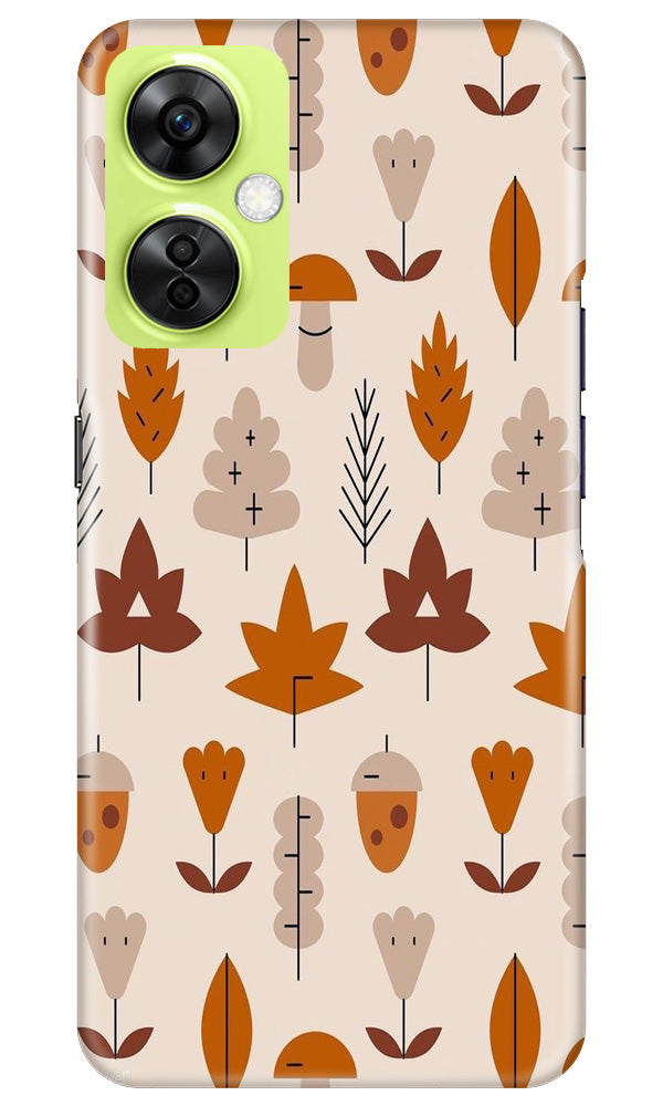 Leaf Pattern Art Case for OnePlus Nord CE 3 Lite 5G  (Design - 132)