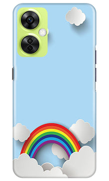 Rainbow Mobile Back Case for OnePlus Nord CE 3 Lite 5G (Design - 194)