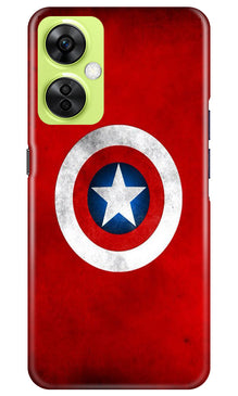 Captain America Mobile Back Case for OnePlus Nord CE 3 Lite 5G (Design - 249)
