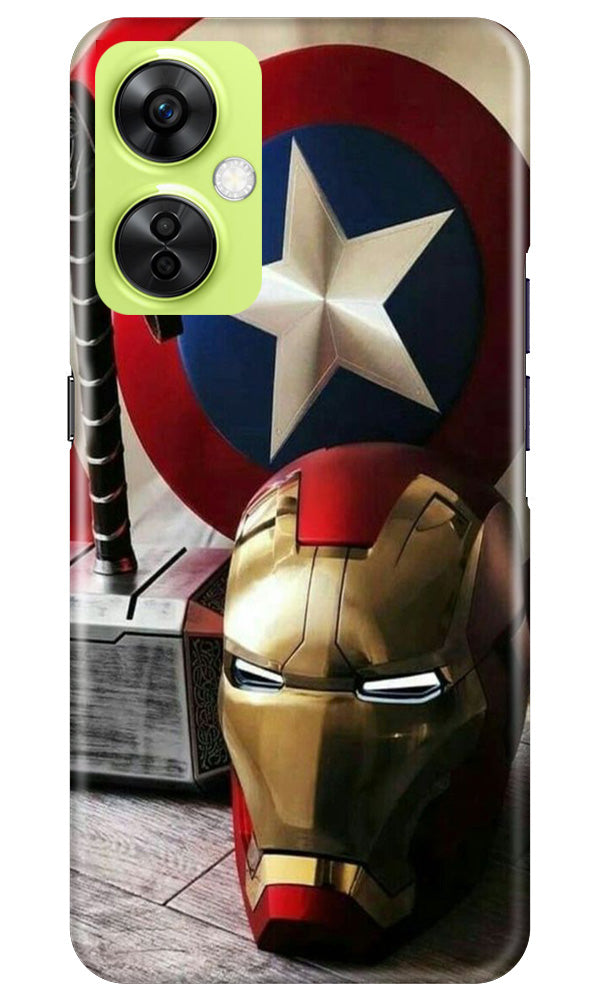 Ironman Captain America Case for OnePlus Nord CE 3 Lite 5G (Design No. 223)