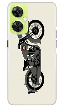 MotorCycle Mobile Back Case for OnePlus Nord CE 3 Lite 5G (Design - 228)