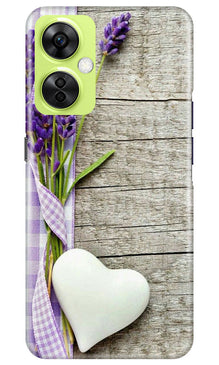 White Heart Mobile Back Case for OnePlus Nord CE 3 Lite 5G (Design - 260)
