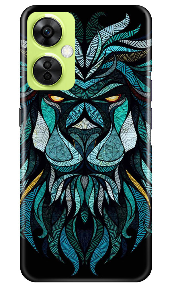 Lion Mobile Back Case for OnePlus Nord CE 3 Lite 5G (Design - 276)