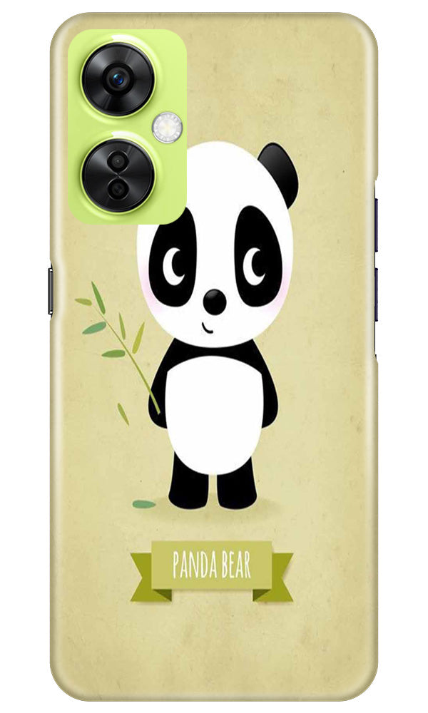 Panda Bear Mobile Back Case for OnePlus Nord CE 3 Lite 5G (Design - 279)