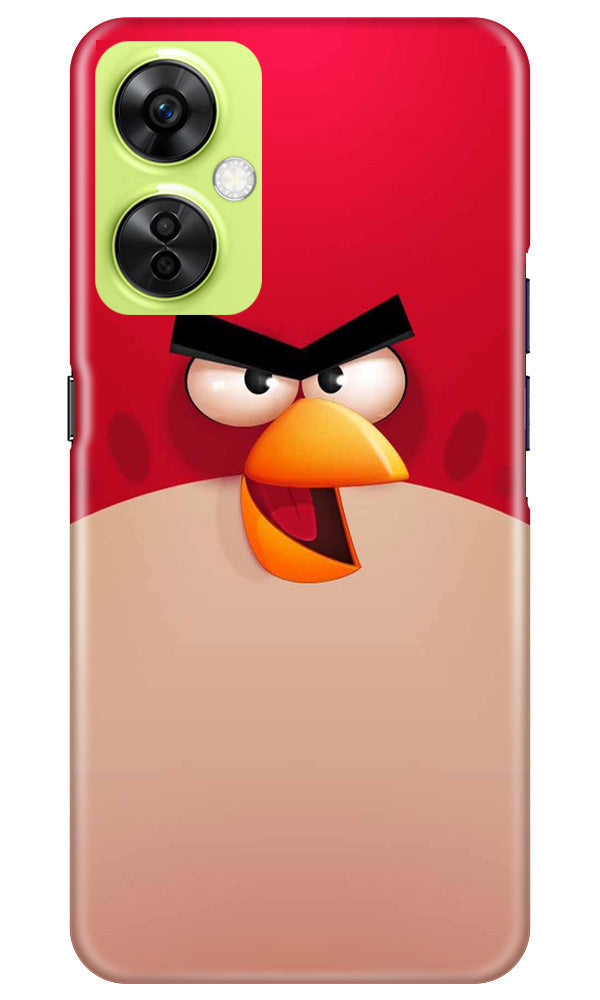Angry Bird Red Mobile Back Case for OnePlus Nord CE 3 Lite 5G (Design - 287)