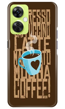 Love Coffee Mobile Back Case for OnePlus Nord CE 3 Lite 5G (Design - 311)