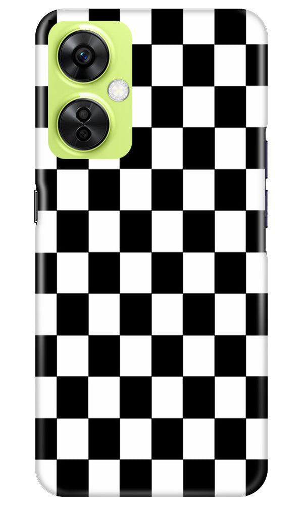 Black White Boxes Mobile Back Case for OnePlus Nord CE 3 Lite 5G (Design - 331)
