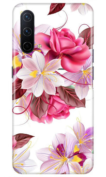 Beautiful flowers Mobile Back Case for OnePlus Nord CE 5G (Design - 23)