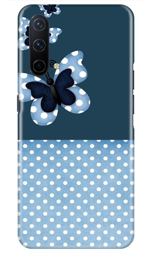 White dots Butterfly Case for OnePlus Nord CE 5G