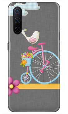 Sparron with cycle Mobile Back Case for OnePlus Nord CE 5G (Design - 34)