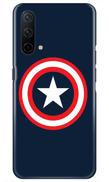 Captain America Mobile Back Case for OnePlus Nord CE 5G (Design - 42)
