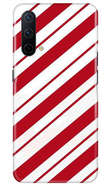 Red White Mobile Back Case for OnePlus Nord CE 5G (Design - 44)