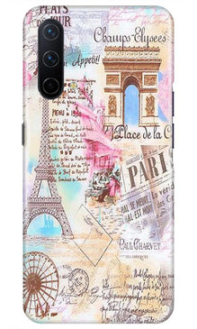 Paris Eiftel Tower Mobile Back Case for OnePlus Nord CE 5G (Design - 54)