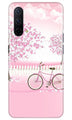 Pink Flowers Cycle Case for OnePlus Nord CE 5G  (Design - 102)