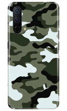 Army Camouflage Mobile Back Case for OnePlus Nord CE 5G  (Design - 108)