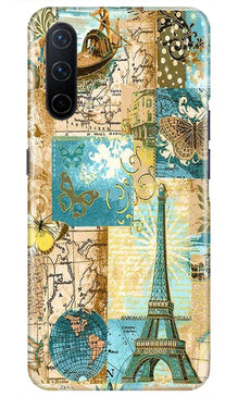 Travel Eiffel Tower Mobile Back Case for OnePlus Nord CE 5G (Design - 206)