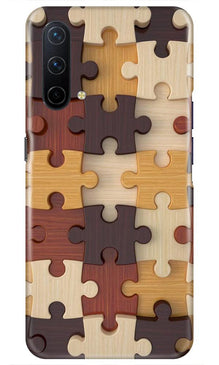 Puzzle Pattern Mobile Back Case for OnePlus Nord CE 5G (Design - 217)