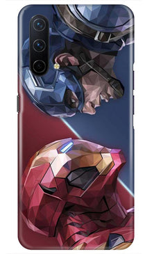 Ironman Captain America Mobile Back Case for OnePlus Nord CE 5G (Design - 245)