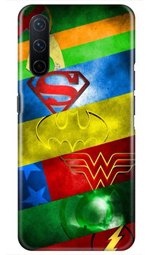 Superheros Logo Mobile Back Case for OnePlus Nord CE 5G (Design - 251)