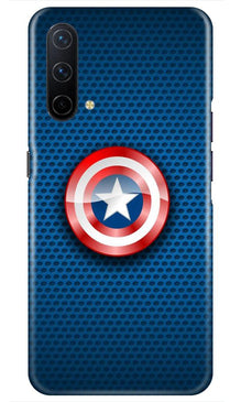 Captain America Shield Mobile Back Case for OnePlus Nord CE 5G (Design - 253)