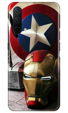 Ironman Captain America Mobile Back Case for OnePlus Nord CE 5G (Design - 254)