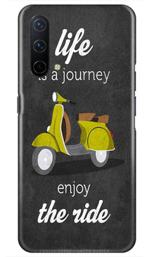 Life is a Journey Mobile Back Case for OnePlus Nord CE 5G (Design - 261)
