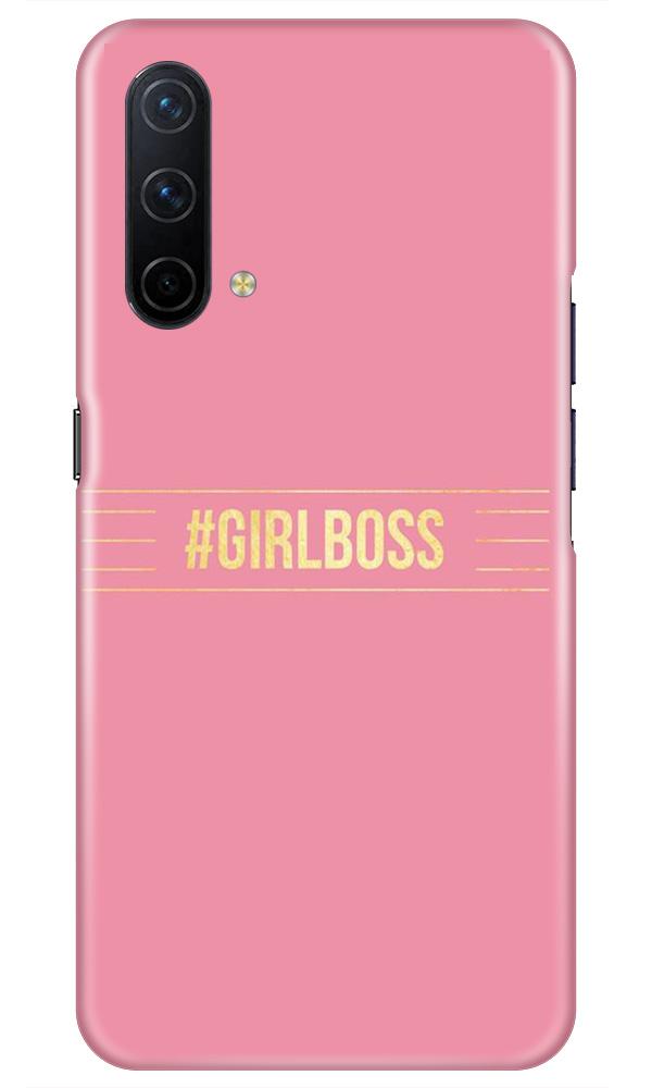 Girl Boss Pink Case for OnePlus Nord CE 5G (Design No. 263)