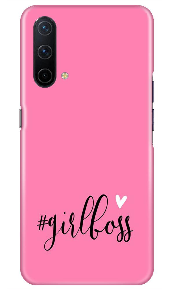Girl Boss Pink Case for OnePlus Nord CE 5G (Design No. 269)