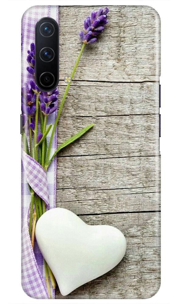 White Heart Case for OnePlus Nord CE 5G (Design No. 298)