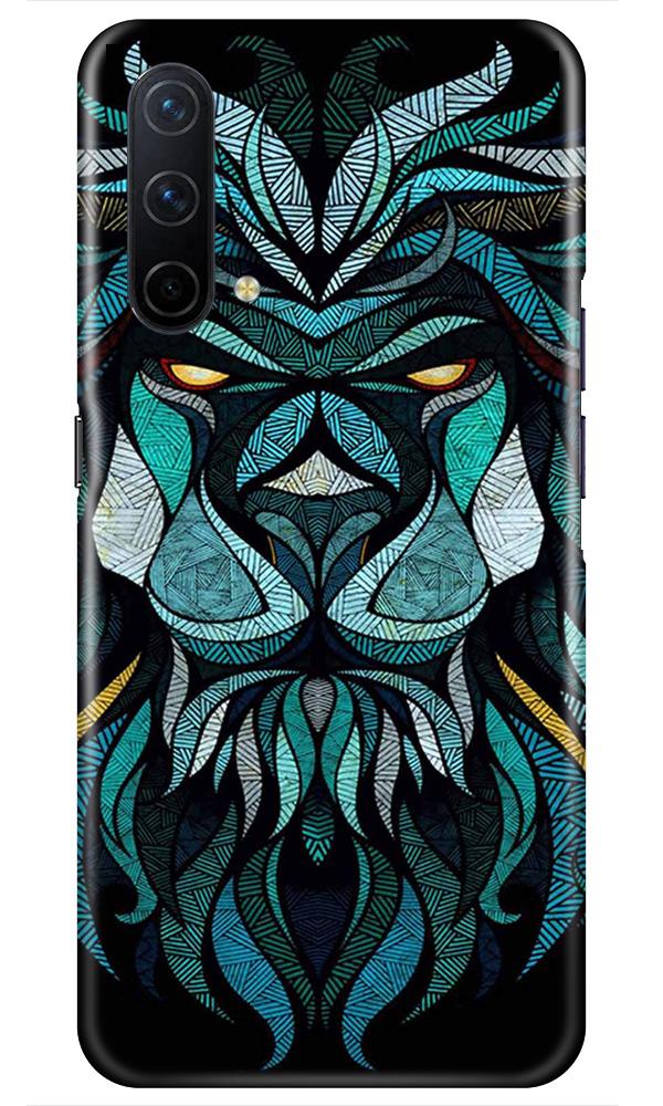 Lion Mobile Back Case for OnePlus Nord CE 5G (Design - 314)