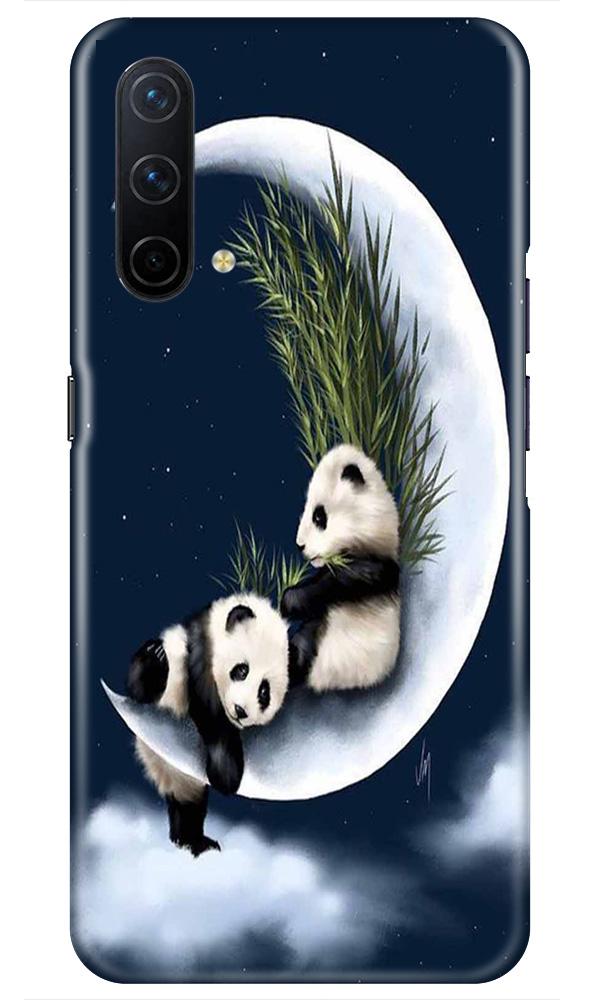 Panda Moon Mobile Back Case for OnePlus Nord CE 5G (Design - 318)