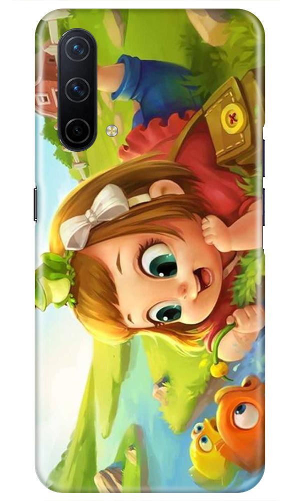Baby Girl Mobile Back Case for OnePlus Nord CE 5G (Design - 339)