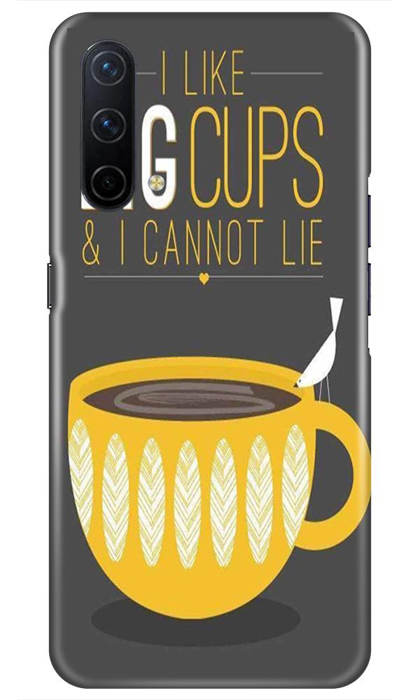Big Cups Coffee Mobile Back Case for OnePlus Nord CE 5G (Design - 352)