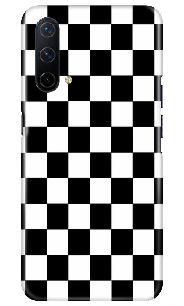 Black White Boxes Mobile Back Case for OnePlus Nord CE 5G (Design - 372)