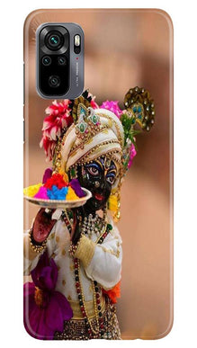 Lord Krishna2 Mobile Back Case for Redmi Note 10 (Design - 17)