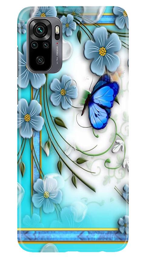 Blue Butterfly Case for Redmi Note 10