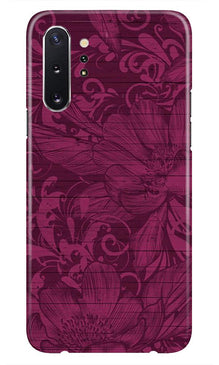 Purple Backround Mobile Back Case for Samsung Galaxy Note 10 Plus (Design - 22)