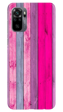 Wooden look Mobile Back Case for Redmi Note 10 (Design - 24)