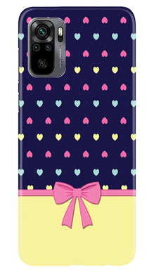 Gift Wrap5 Mobile Back Case for Redmi Note 10 (Design - 40)