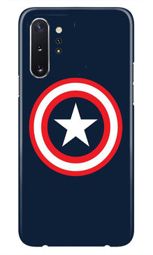 Captain America Mobile Back Case for Samsung Galaxy Note 10 Plus (Design - 42)